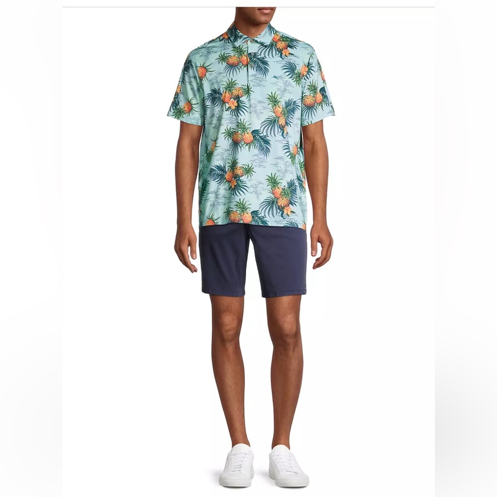 NWT Tommy Bahama IslandZone Palm Desert Pina Isle Short Sleeve Polo Shirt - Picture 5 of 10